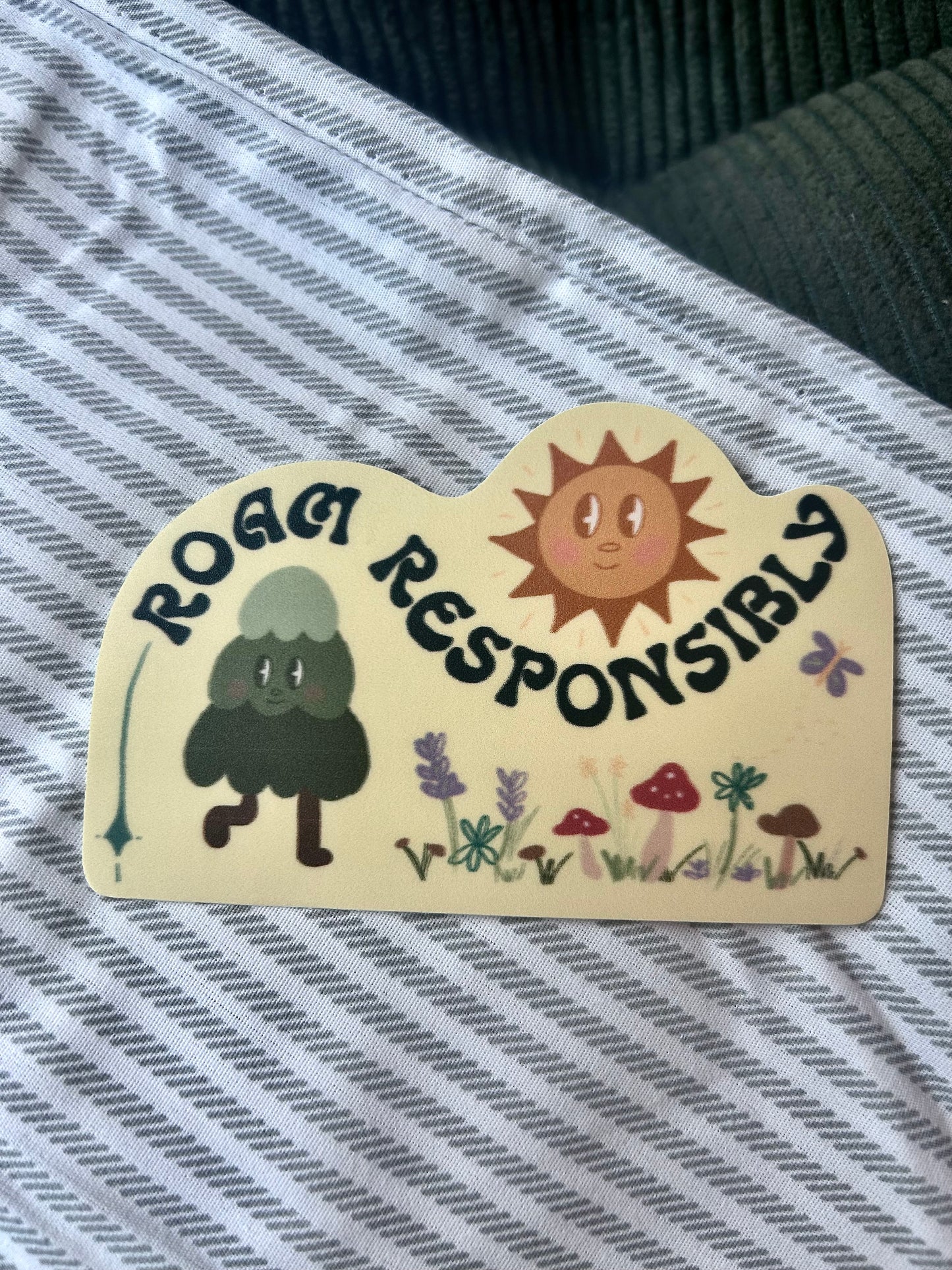 Roam Responsibly Sticker