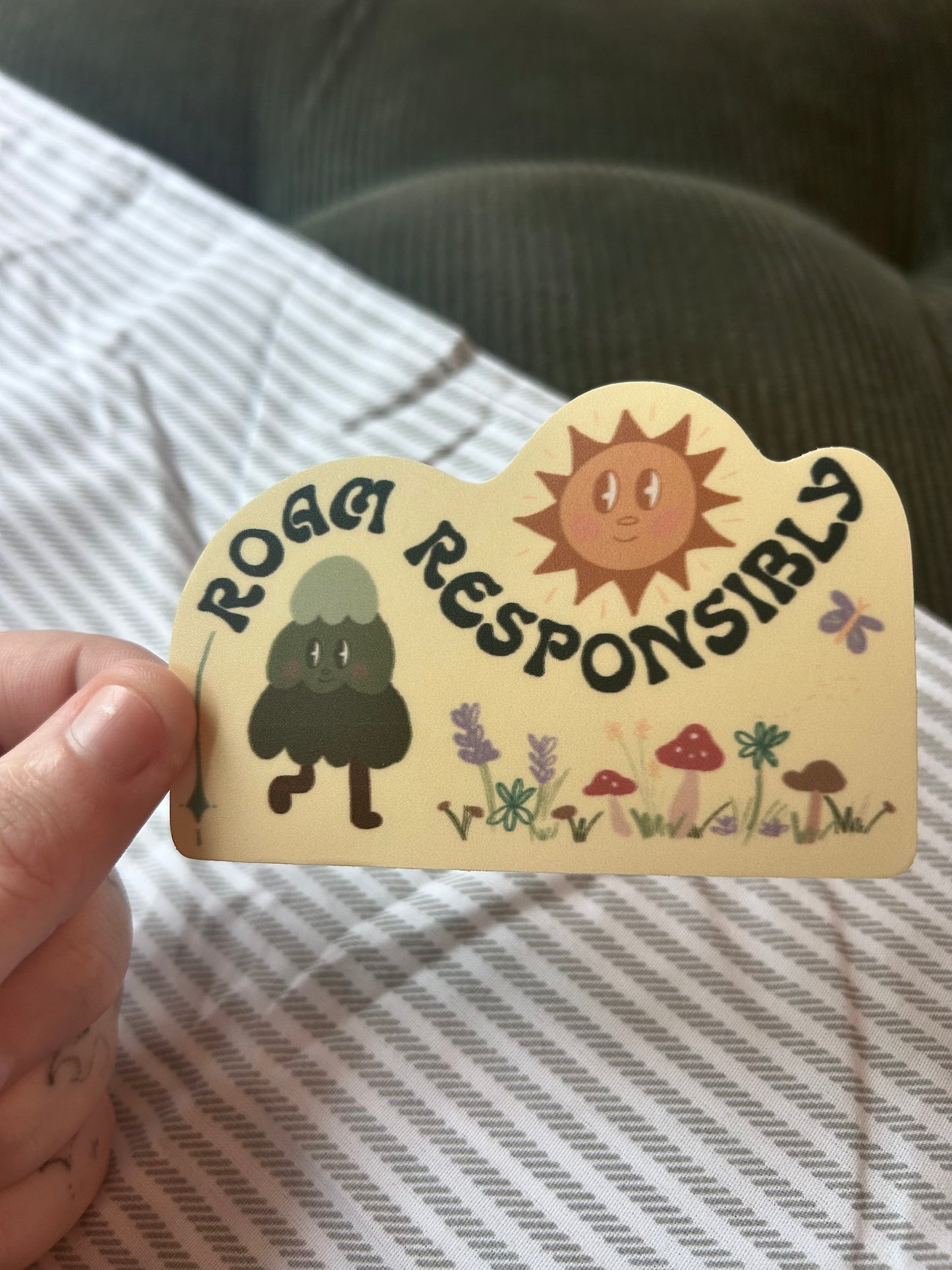 Roam Responsibly Sticker