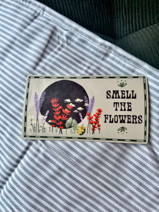 Smell The Flowers Sticker