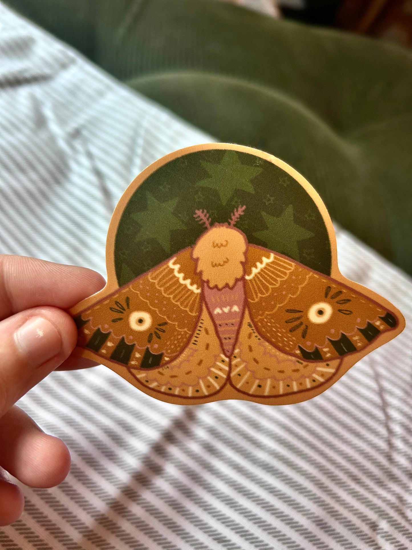 Moth Buddy Sticker