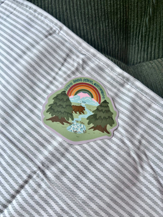 Pride Outside Sticker (B GRADE)