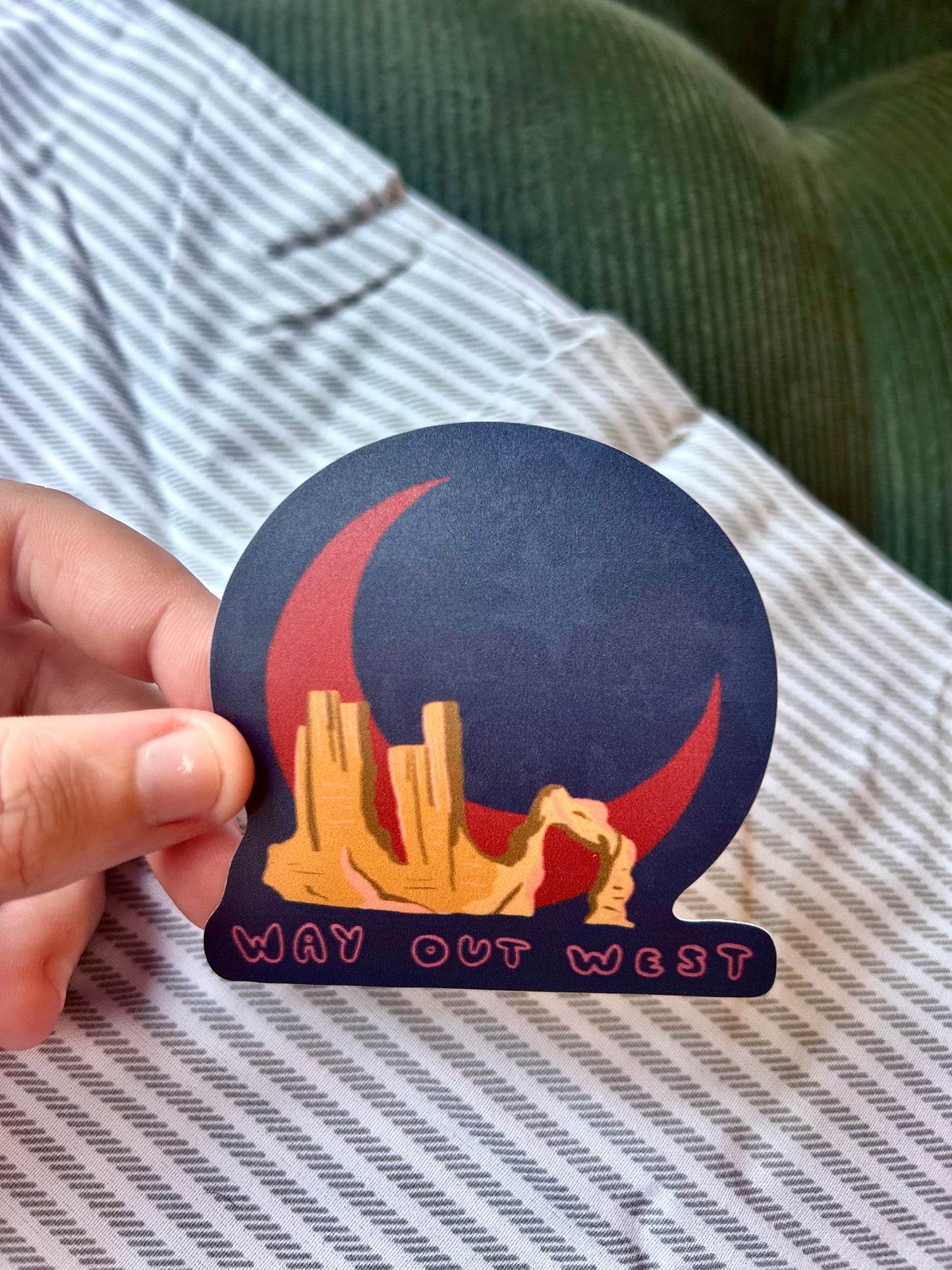 Way Out West Sticker