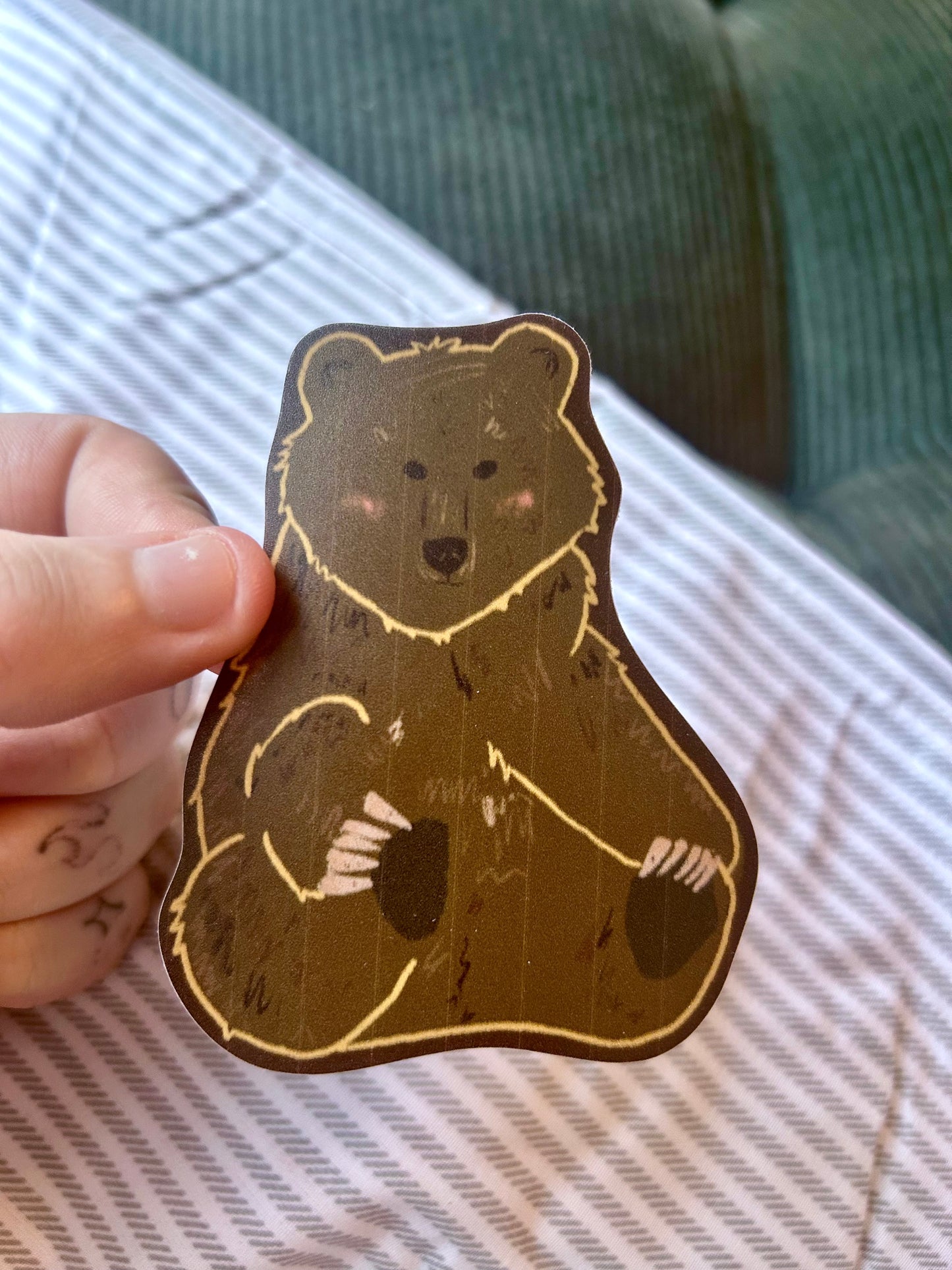 Grizzly Bear Sticker (B GRADE)