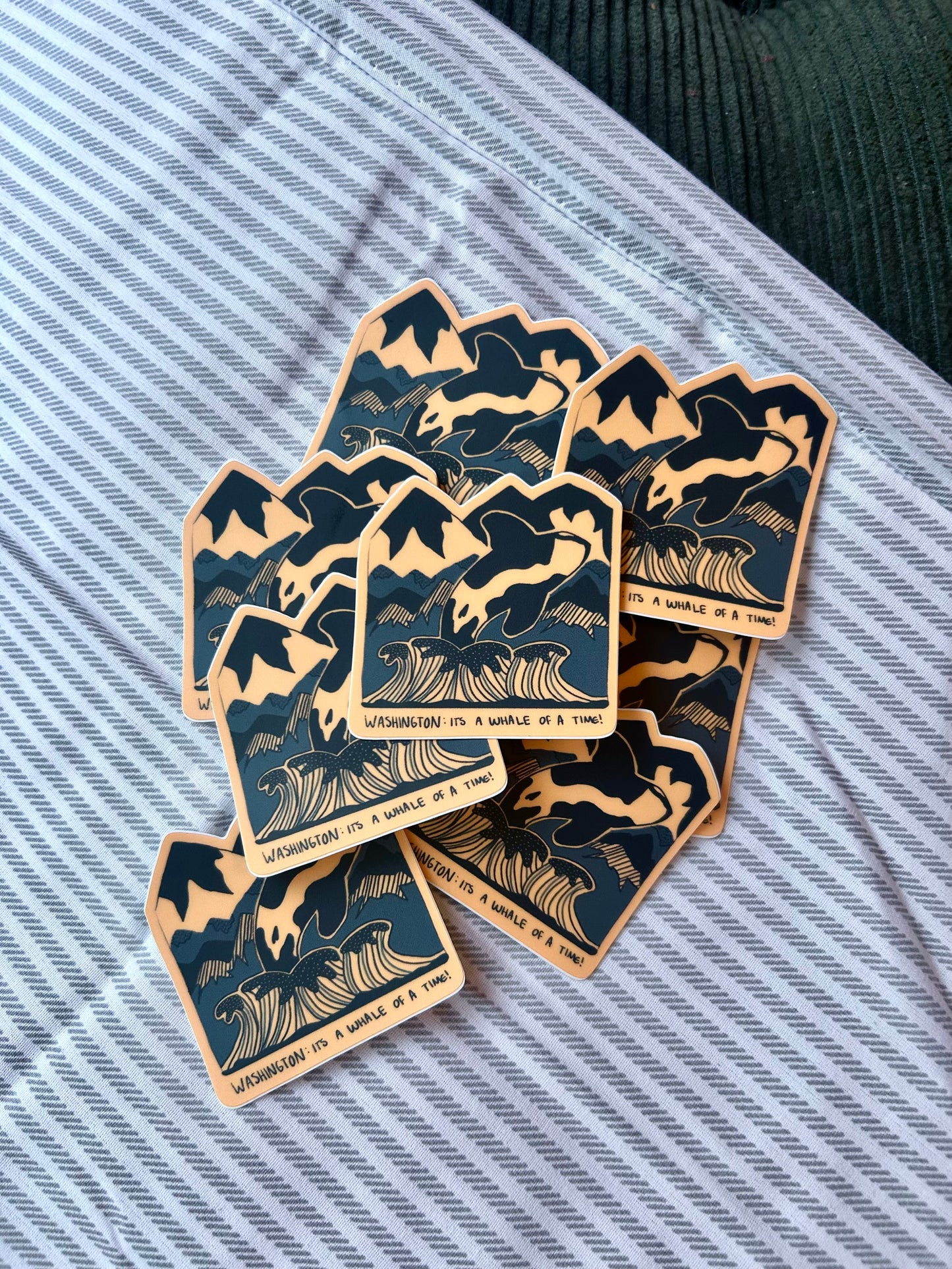 Orca Whale Mini Sticker