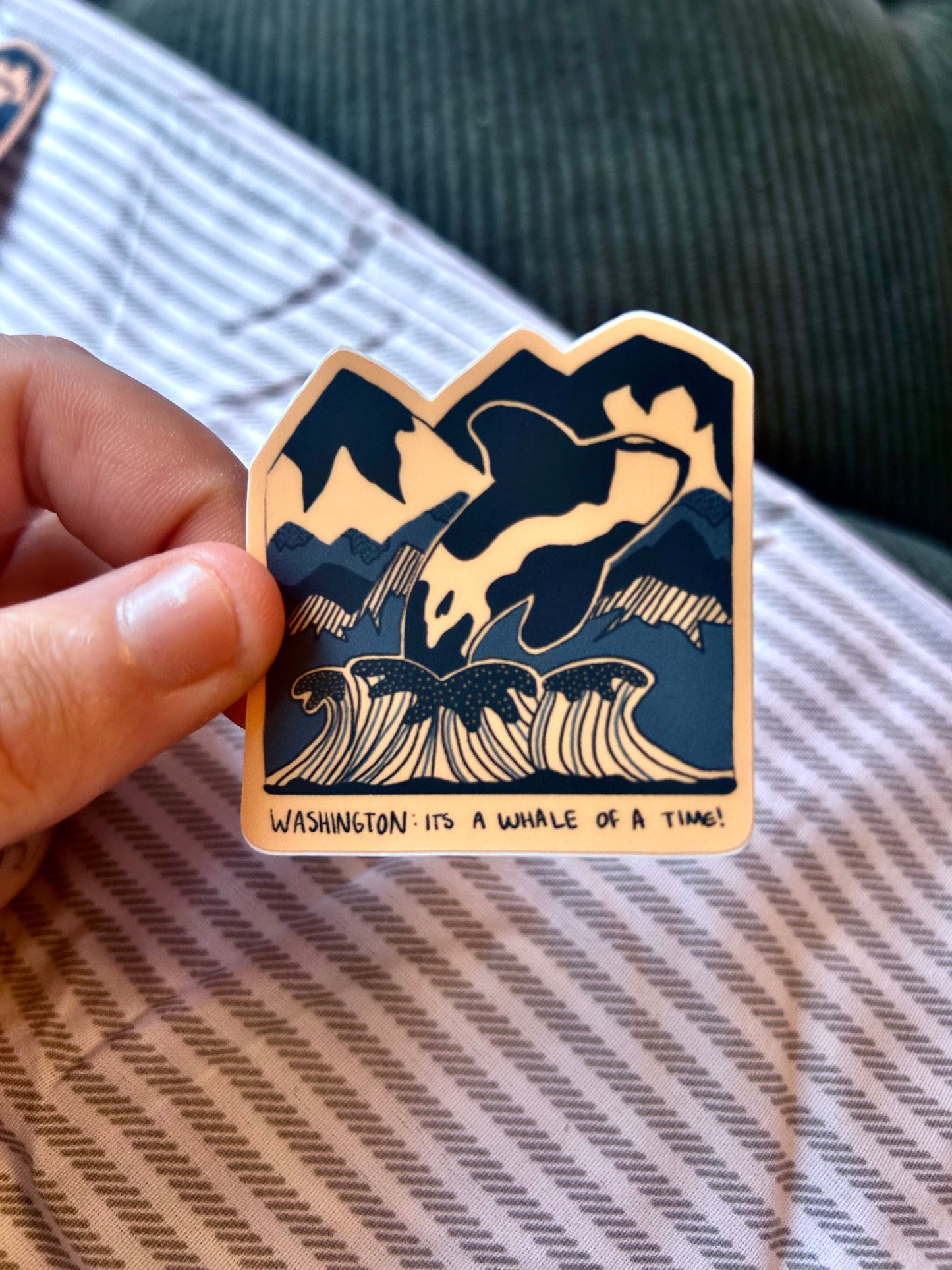 Orca Whale Mini Sticker