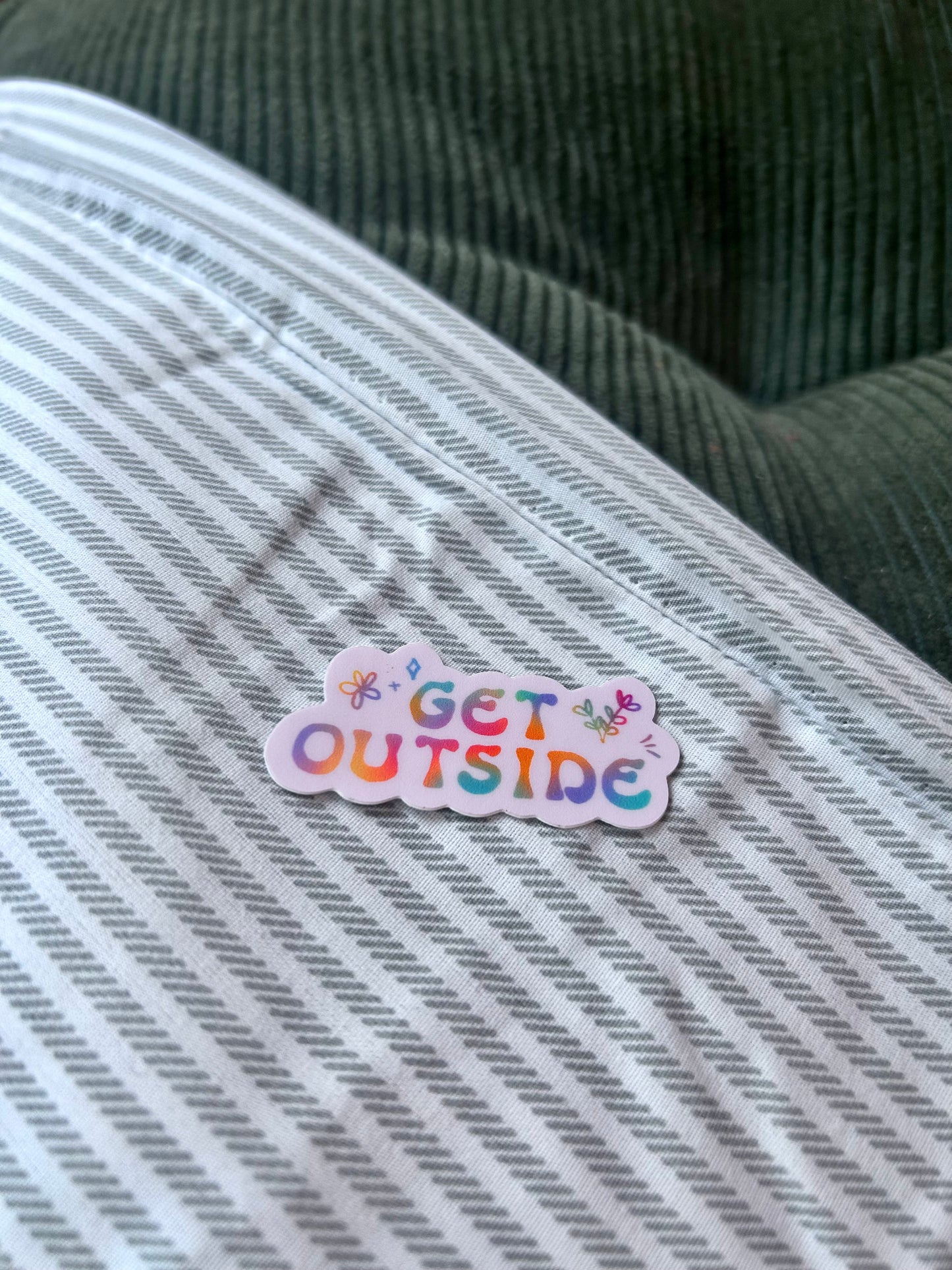 Get Outside Mini Sticker