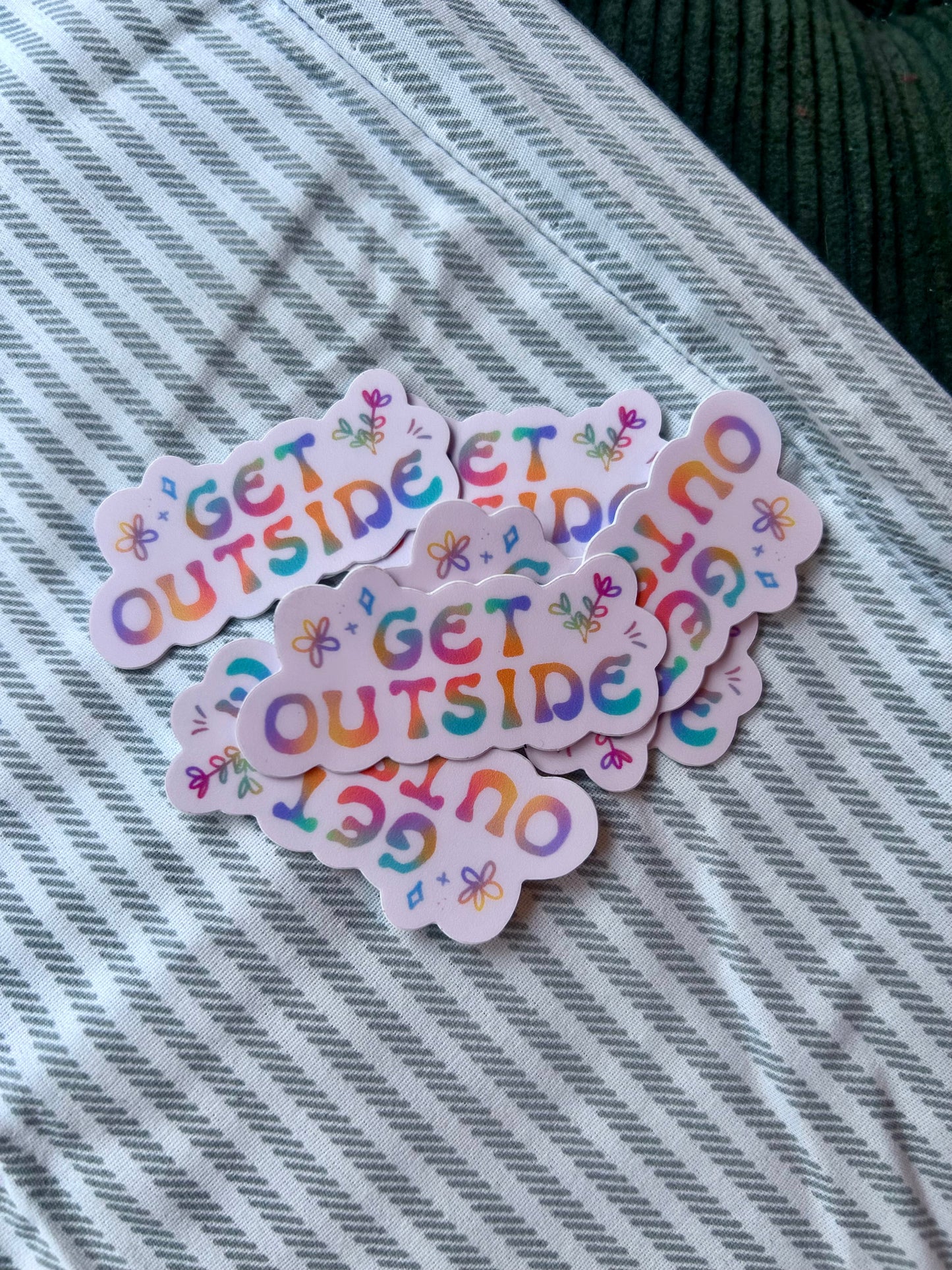 Get Outside Mini Sticker