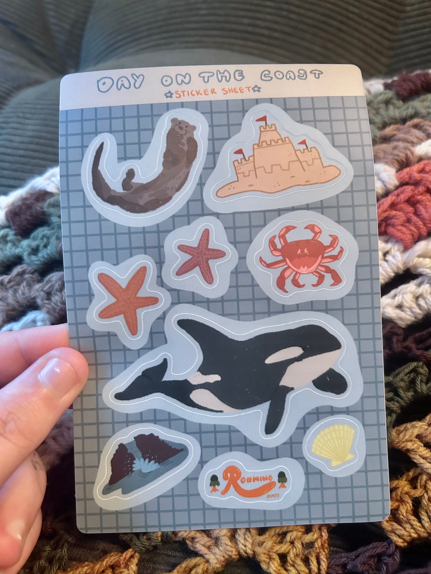 Day On The Coast Sticker Sheet