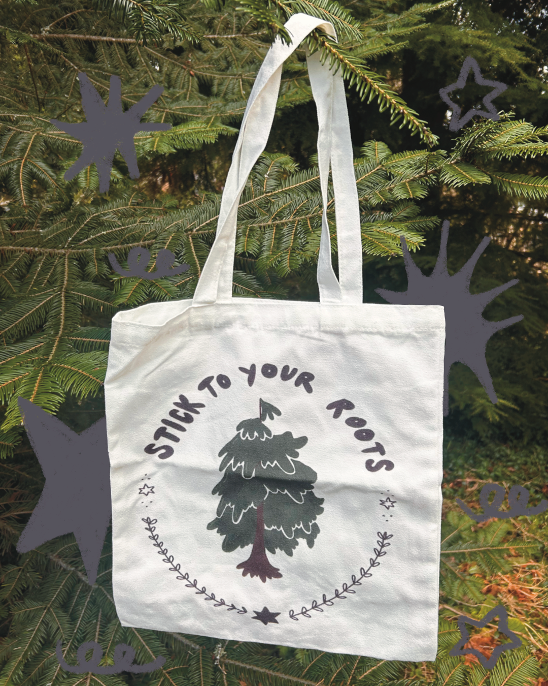 Stick to Your Roots Tote Bag