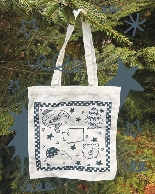 Washington State Tote Bag
