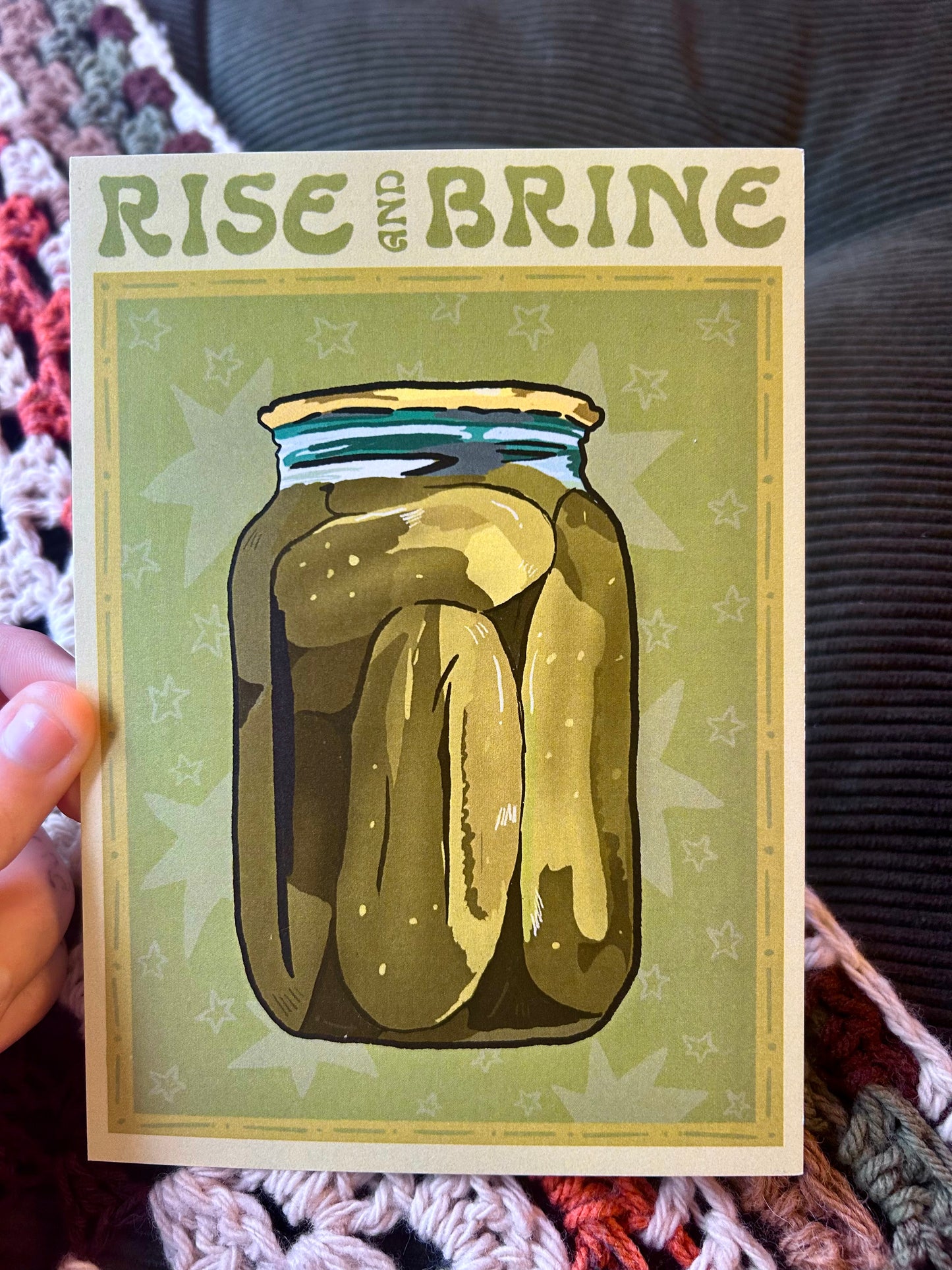 Rise and Brine Pickle Print