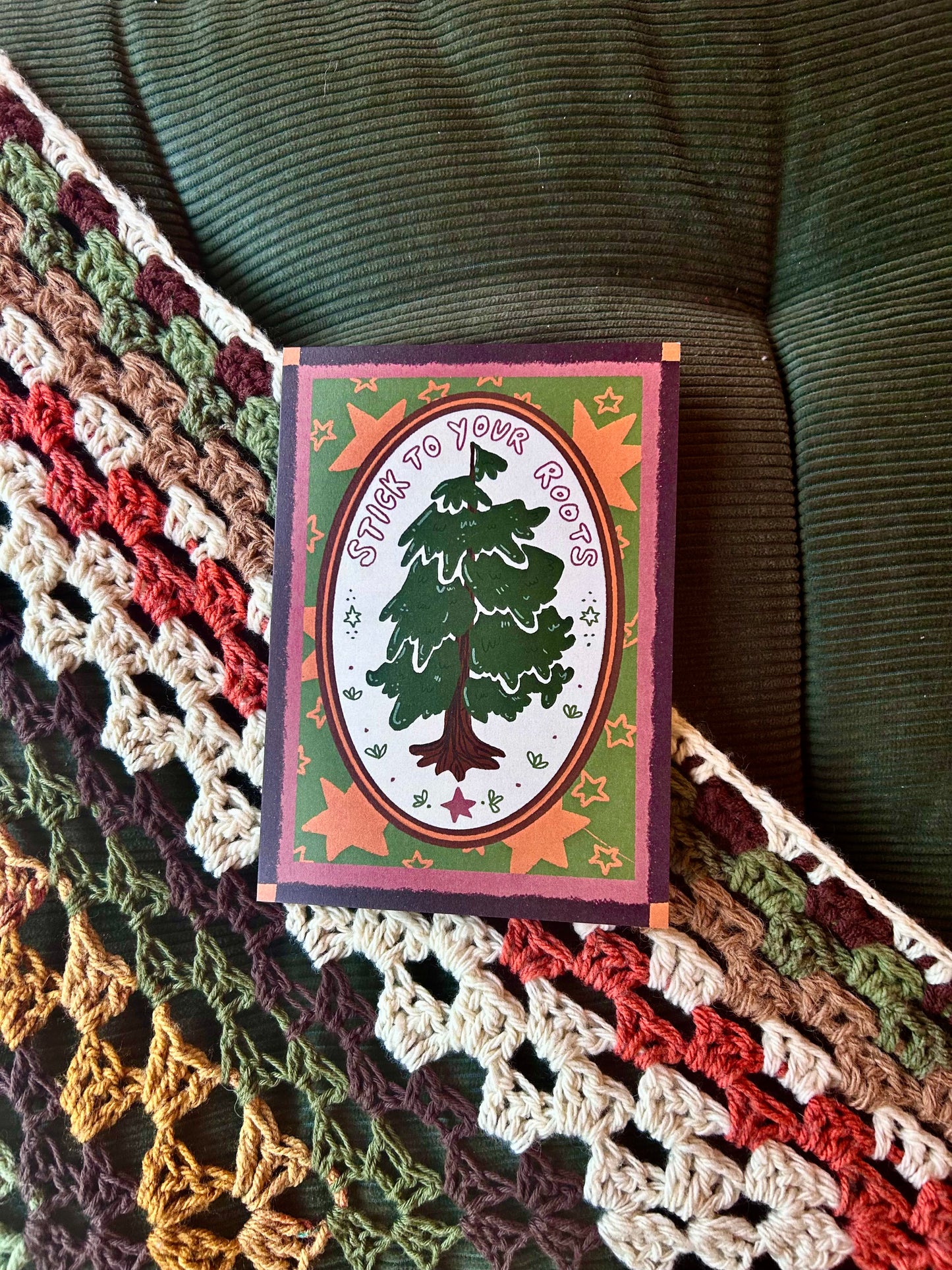 Stick To Your Roots Art Print