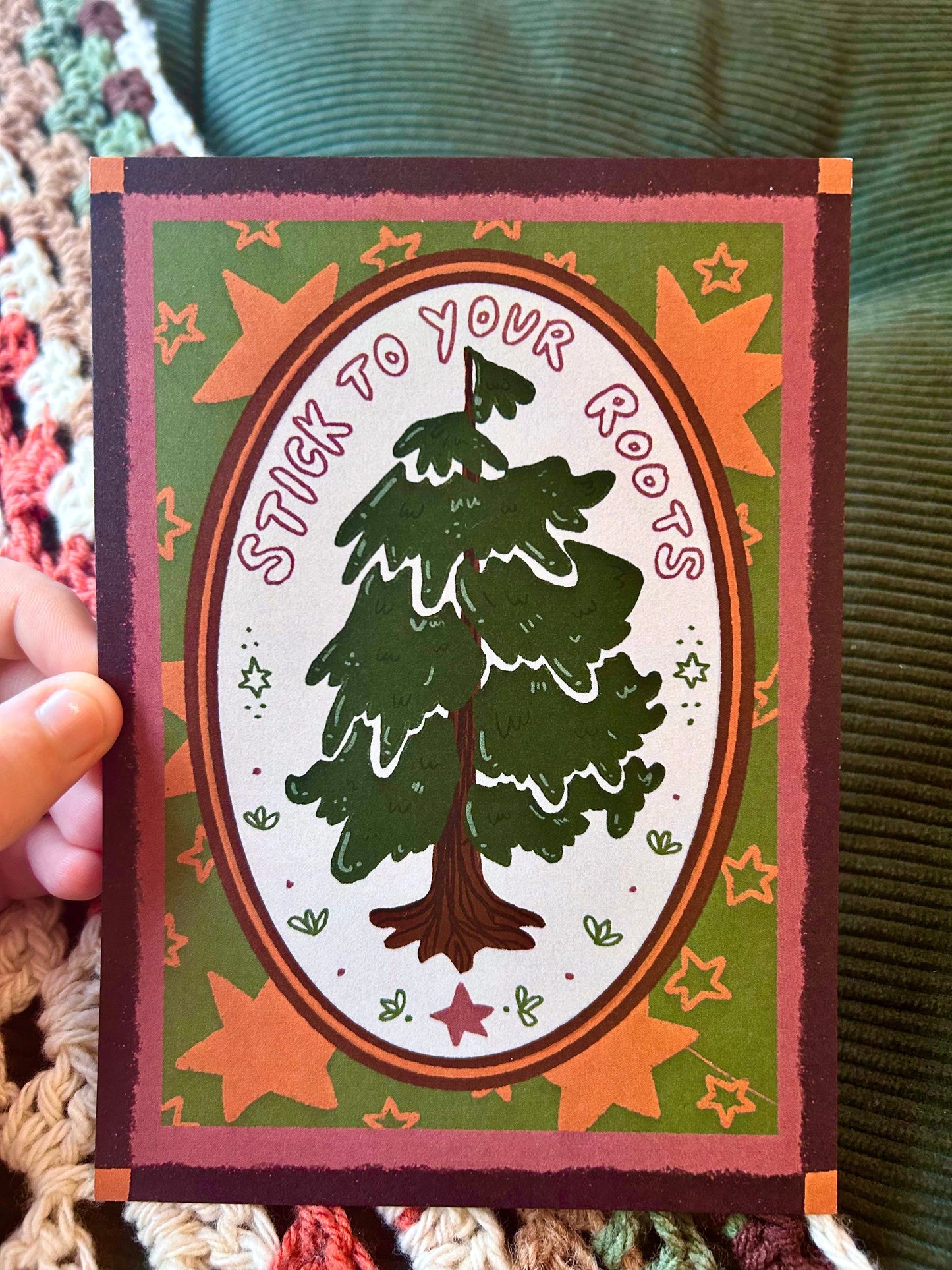 Stick To Your Roots Art Print