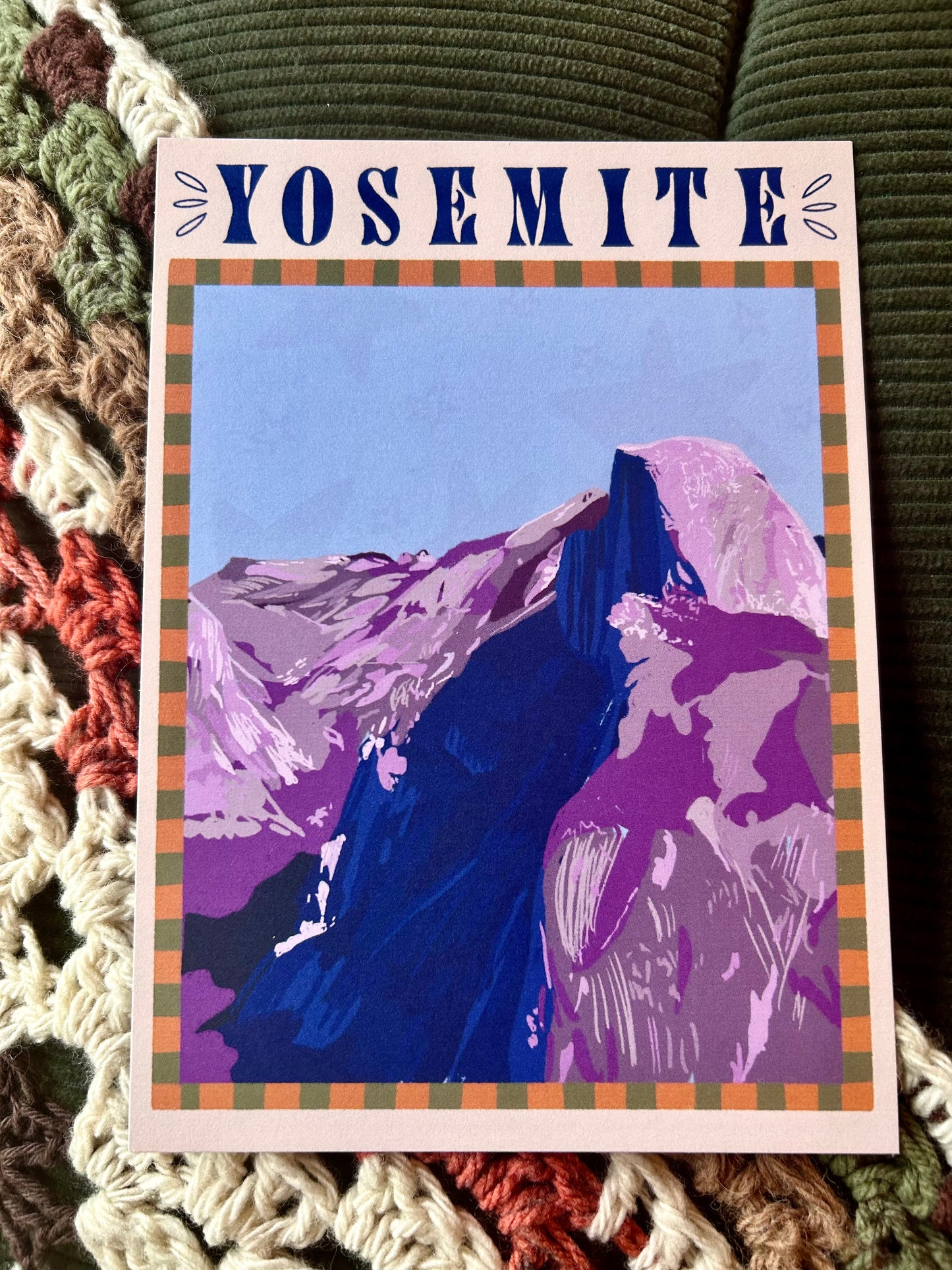 Yosemite National Park Postcard Print