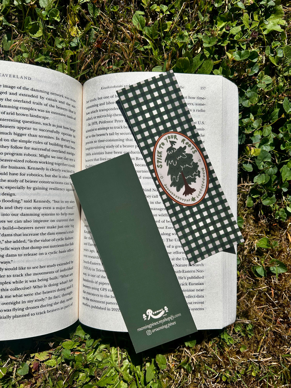 Stick To Your Roots Bookmark