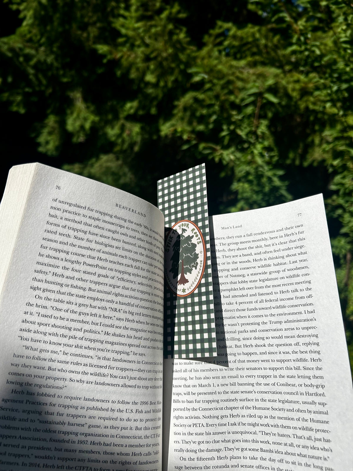 Stick To Your Roots Bookmark