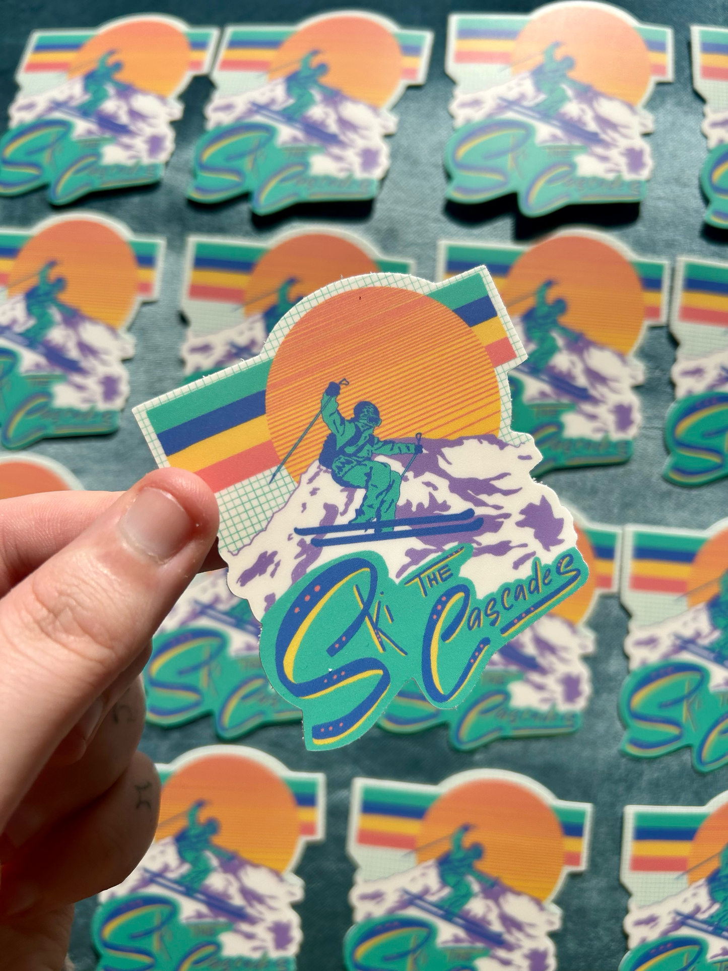 Ski The Cascades Sticker