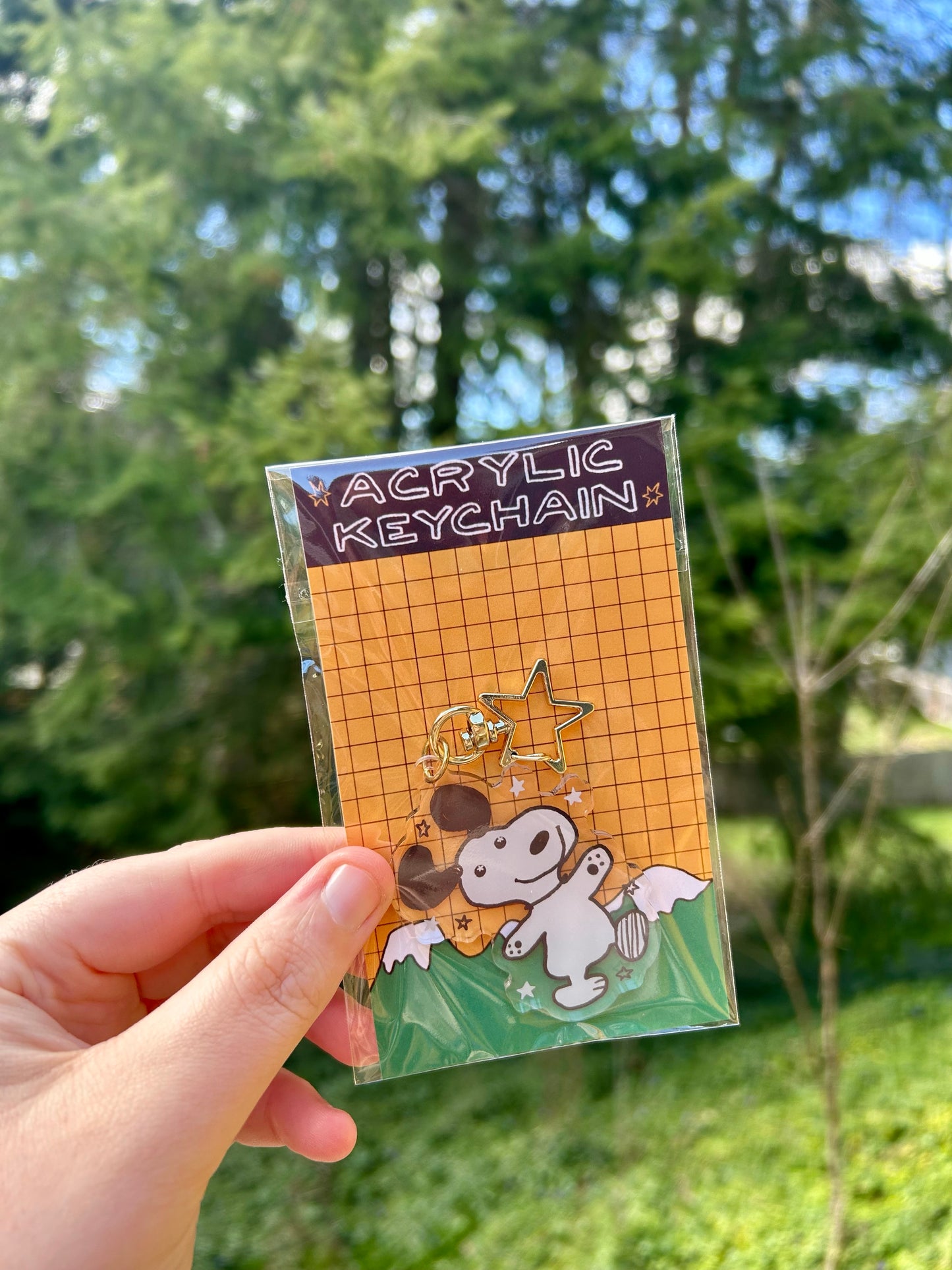 Esnupi Beagle Acrylic Keychain