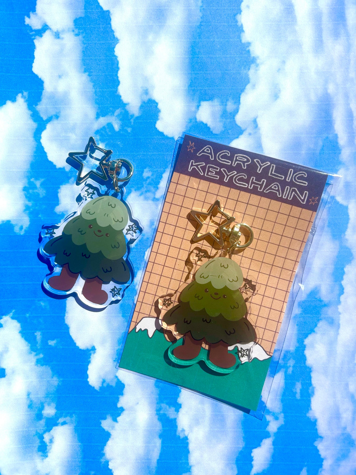 Tree Buddy Acrylic Keychain