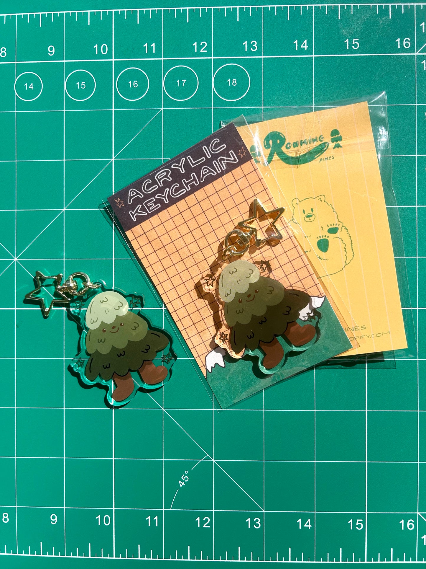 Tree Buddy Acrylic Keychain
