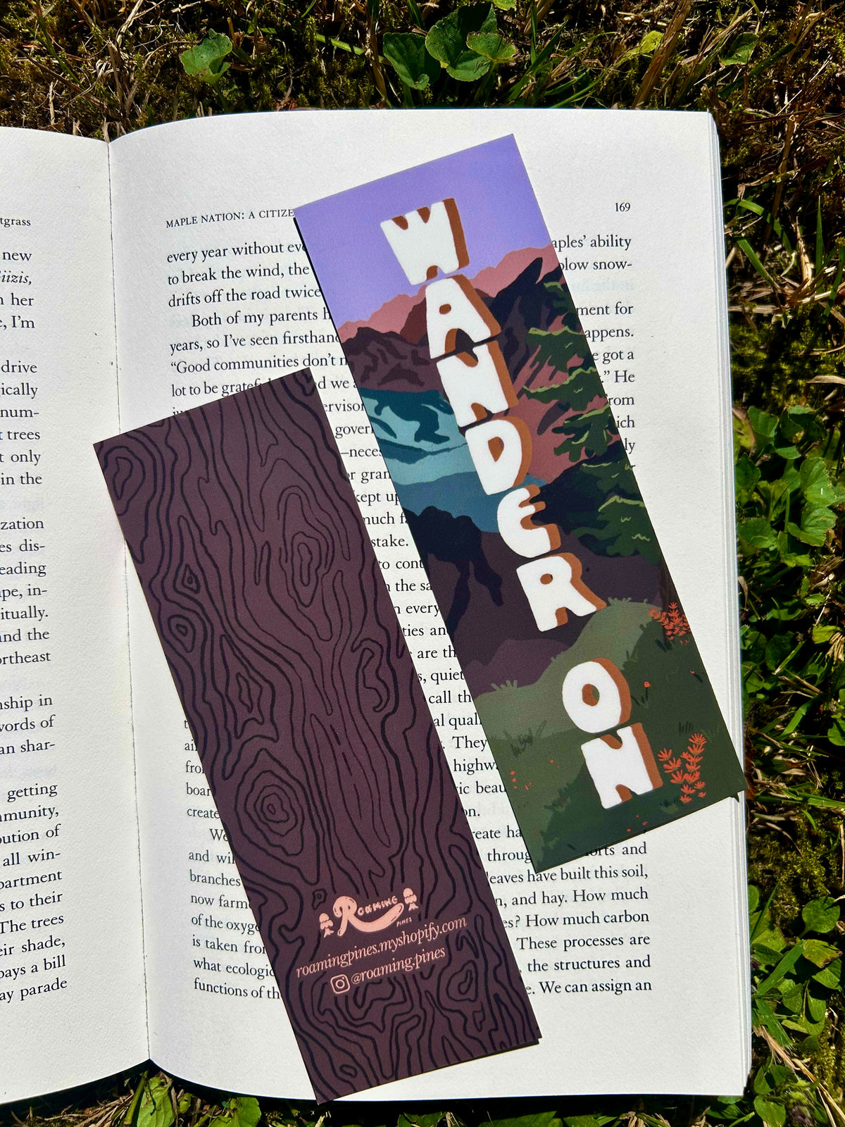 Wander On Bookmark